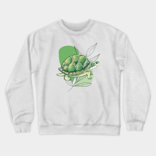 The wisdom of the turtle Crewneck Sweatshirt